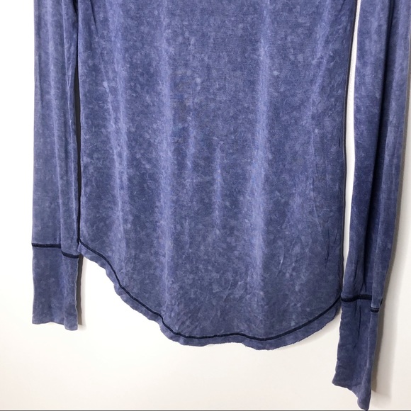 We The Free | Blue Super Soft Thin Turtleneck Sz S - Picture 3 of 6